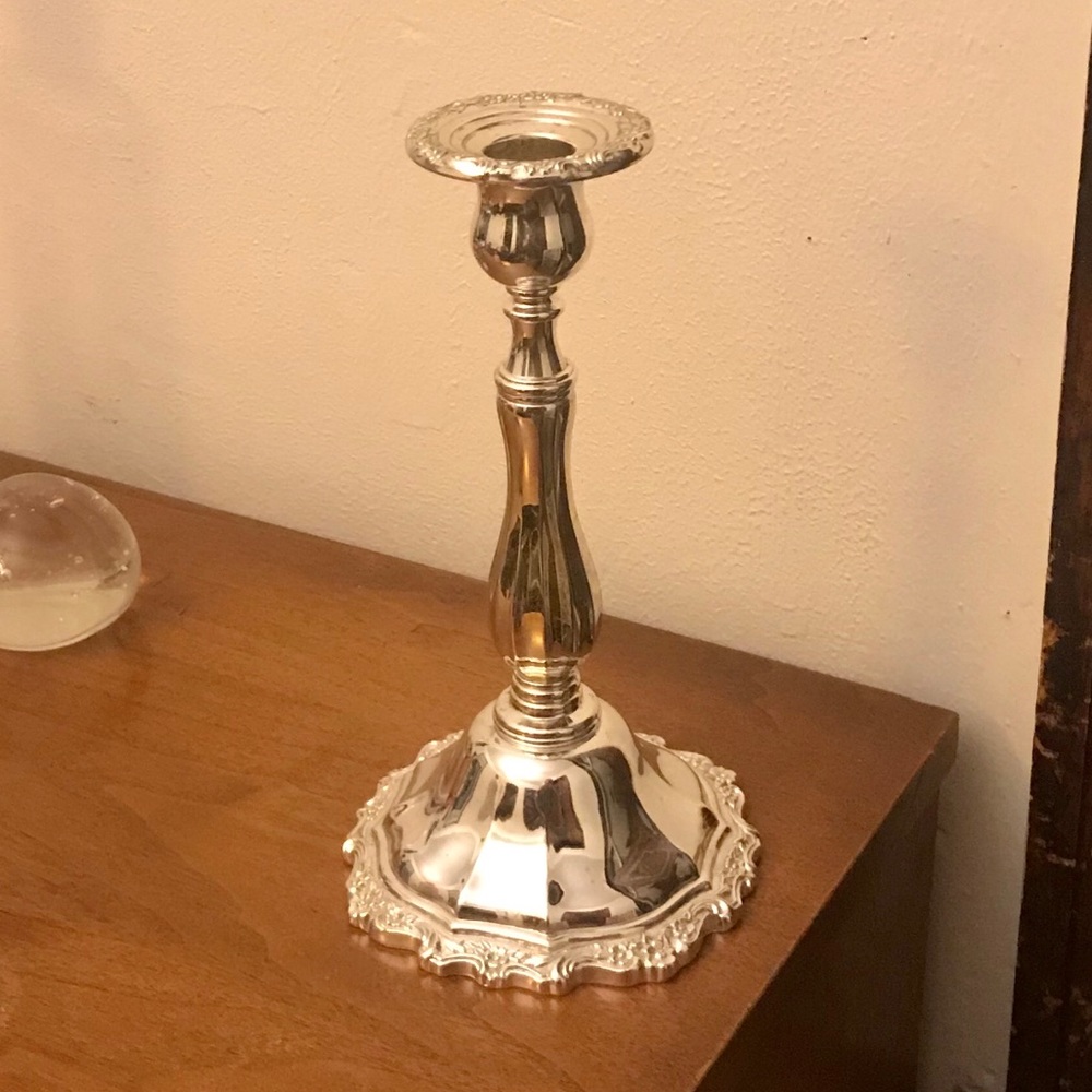 Vintage Silver ONEIDA Candlestick Holder